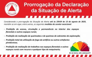 Prorrogação da Declaração dea Situação de Alerta