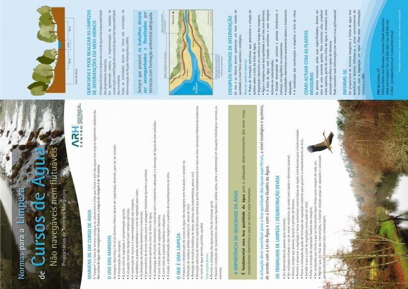 Normas para a limpeza dos cursos de &aacute;gua