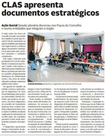 CLAS apresenta documentos estrat&eacute;gicos