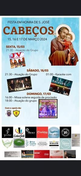 Festas em Honra de S&atilde;o Jos&eacute; 2024 - Cabe&ccedil;os