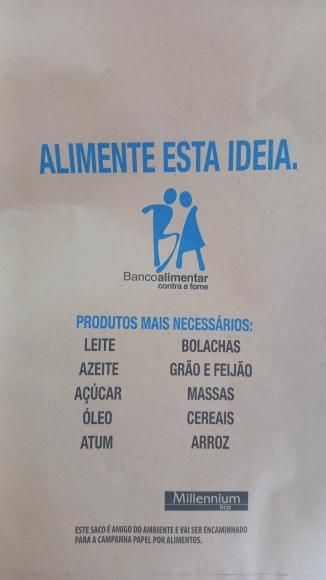 Banco alimentar contra a fome - pedit&oacute;rio nacional dias 25 e 26 de maio de 2024 no Minipre&ccedil;o de Febres