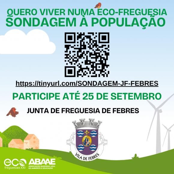 Sondagem "Quero viver numa Eco-Freguesia"