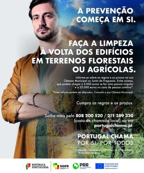 Fa&ccedil;a a limpeza &agrave; volata dos edif&iacute;cios em terrenos florestais ou agr&iacute;colas