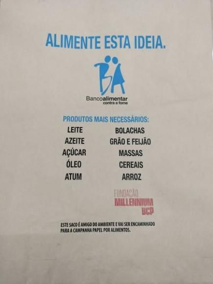 Banco Alimentar Contra a Fome.