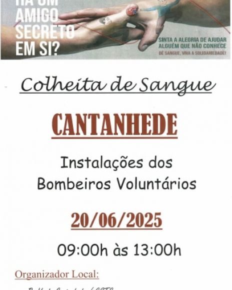 Colheita de sangue Cantanhede