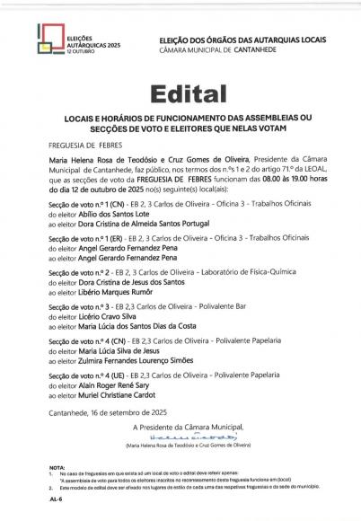 Eleições Autárquicas de 12 de outubro de 2025 Eleições Autárquicas de 12 de outubro de 2025