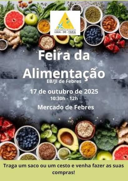Feira da Alimenta&ccedil;&atilde;o no mercado de Febres