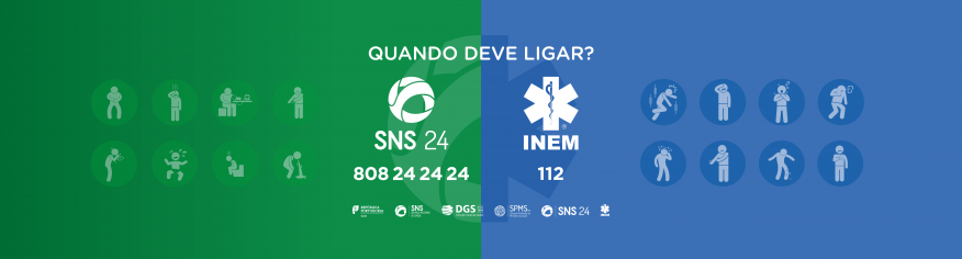 Quando ligar SNS 24 ou INEM?