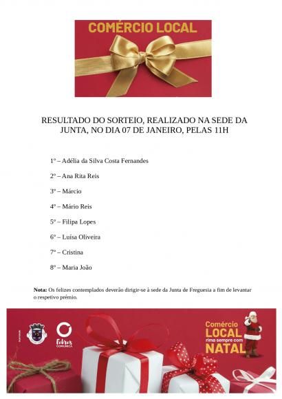 Sorteio de Natal: Fa&ccedil;a Compras no Com&eacute;rcio Local