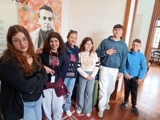 Alunos do 9.&ordm; Ano visitam a Casa Carlos de Oliveira no &acirc;mbito da disciplina de Educa&ccedil;&atilde;o Visual