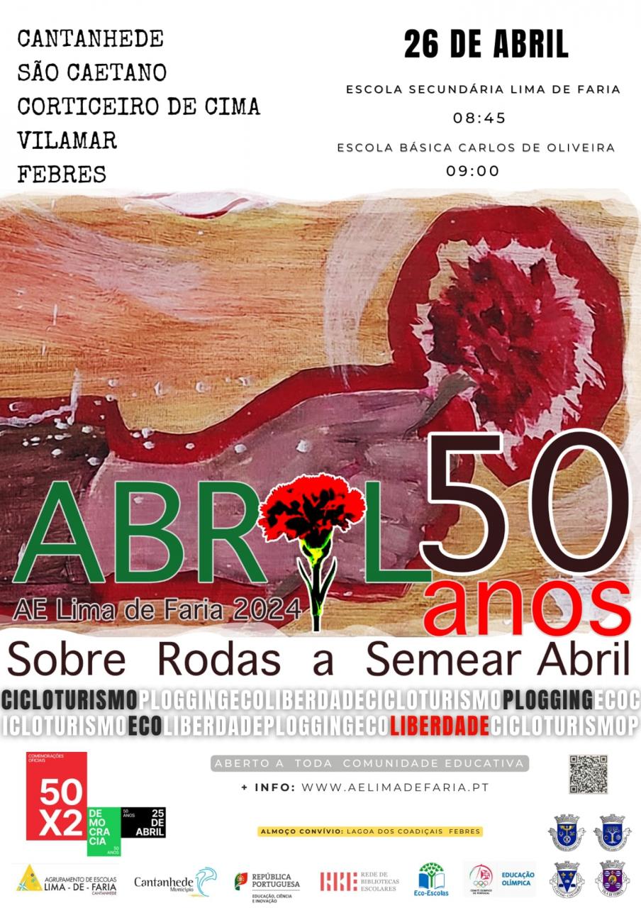 Cicloturismo e caminhada a partir das 9 horas: 