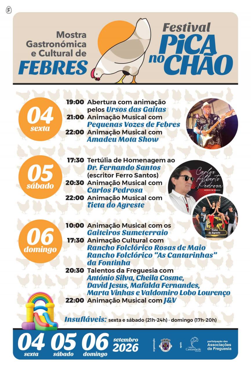 Mostra Gastron&oacute;mica e Cultural de Febres - Festival Pica no Ch&atilde;o