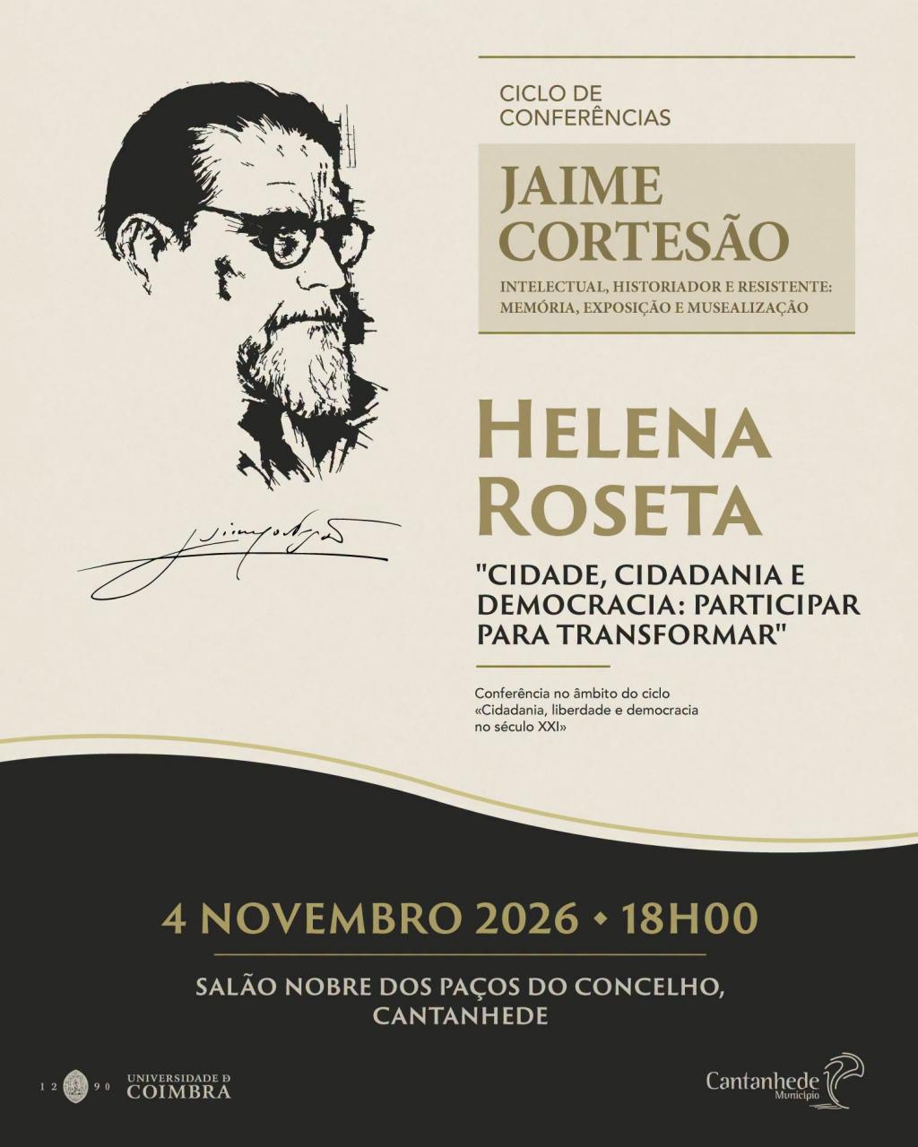 Ciclo de Confer&ecirc;ncias - Jaime Cortes&atilde;o